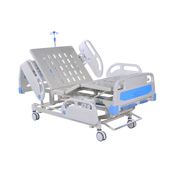 Portable Adjustable Hand Control 3 Hand Crank Medical Hospital Bed